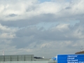 Flughafen-Autobahn-Flieger