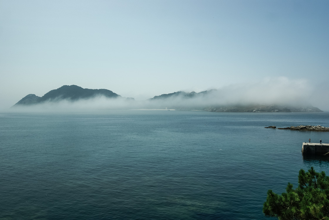 Nebel auf den Cies Inseln
