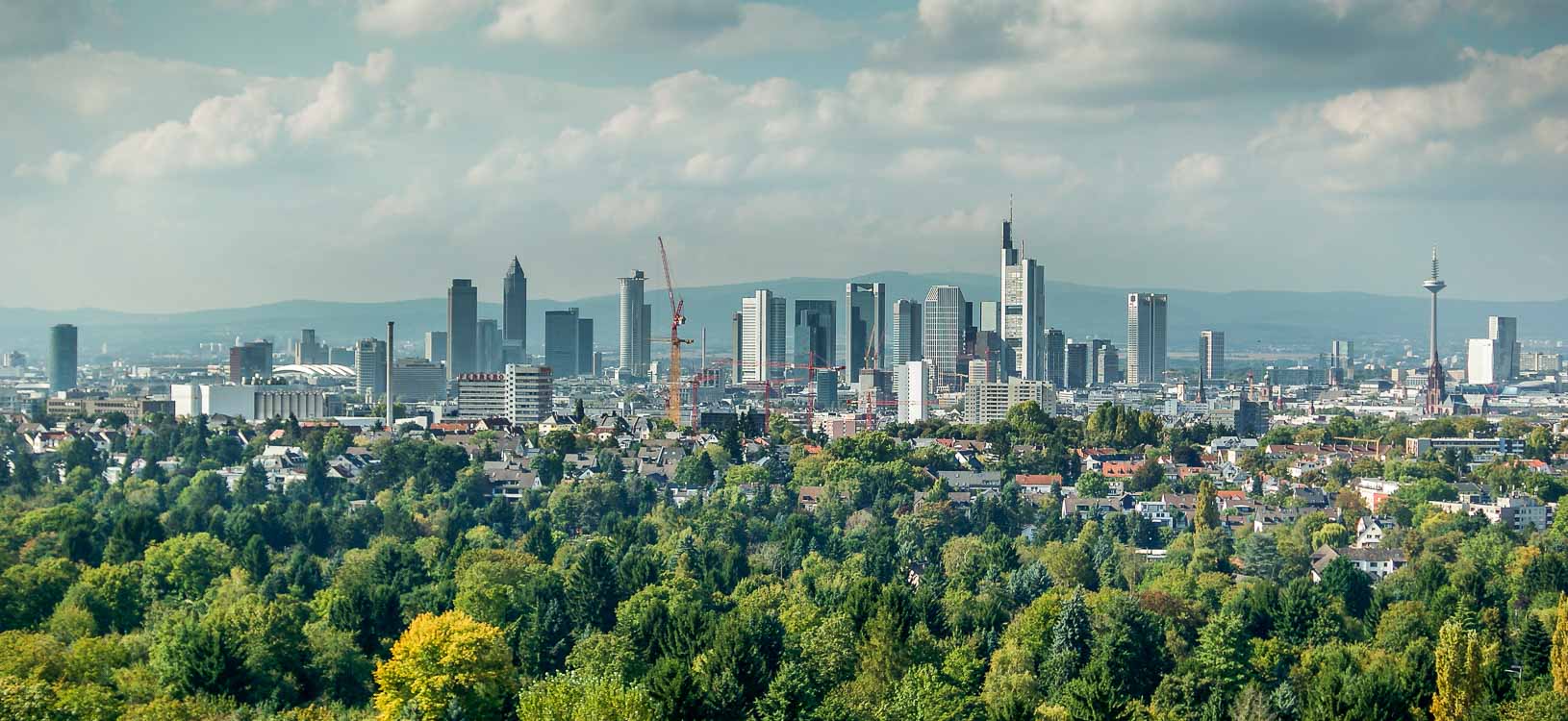Skyline Frankfurt vom Goetheturm